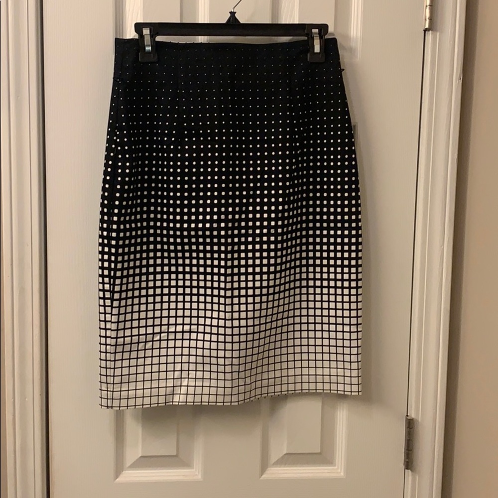 Black/white Pencil Skirt